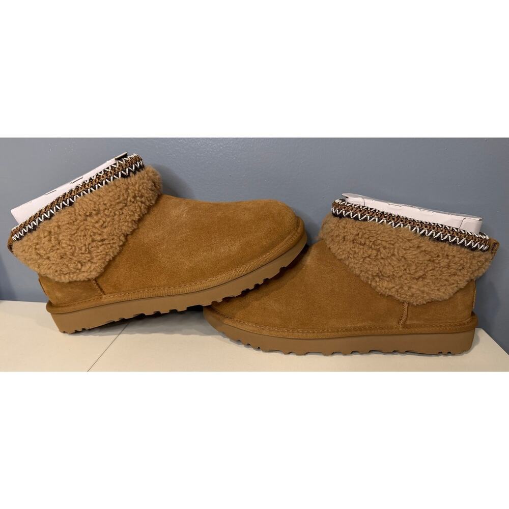 NIB Ugg Classic Ultra Mini Maxi Curly Boot - Women's Size 8 - Picture 6 of 12